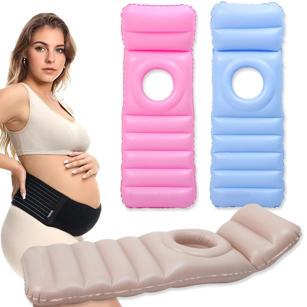 Inflatable Pregnancy Pool Float with Belly Hole Full-Body Maternity Airbed for Ultimate Comfort Pregnancy Float for Relaxing