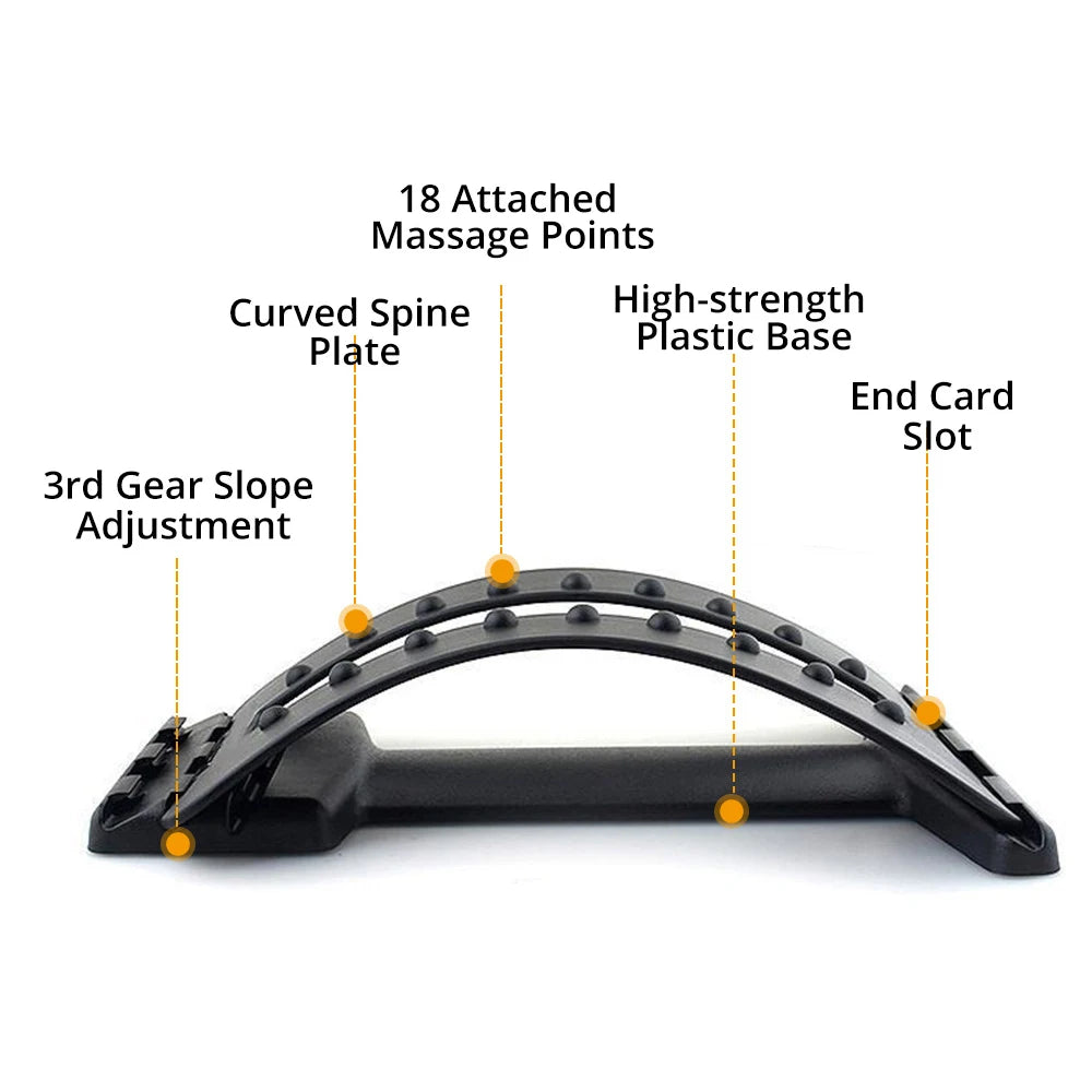 Magnetic Back Massage Muscle Relax Stretcher Posture Therapy Corrector Back Stretch Spine Stretcher Lumbar Support Pain Relief