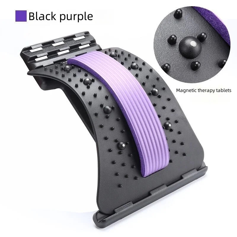 Multi-angle Massager Auxiliary Correction Relieve Lumbar Spine Pain Support Stretch Massage Lumbar Traction To Relieve Pain