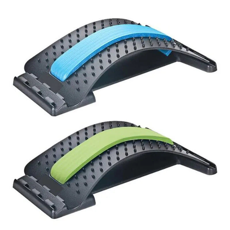 Back Stretcher Lower Back Pain Relief Device 3 Level Back Cracker Back Massager Lumbar Support Spine Board for Herniated Disc